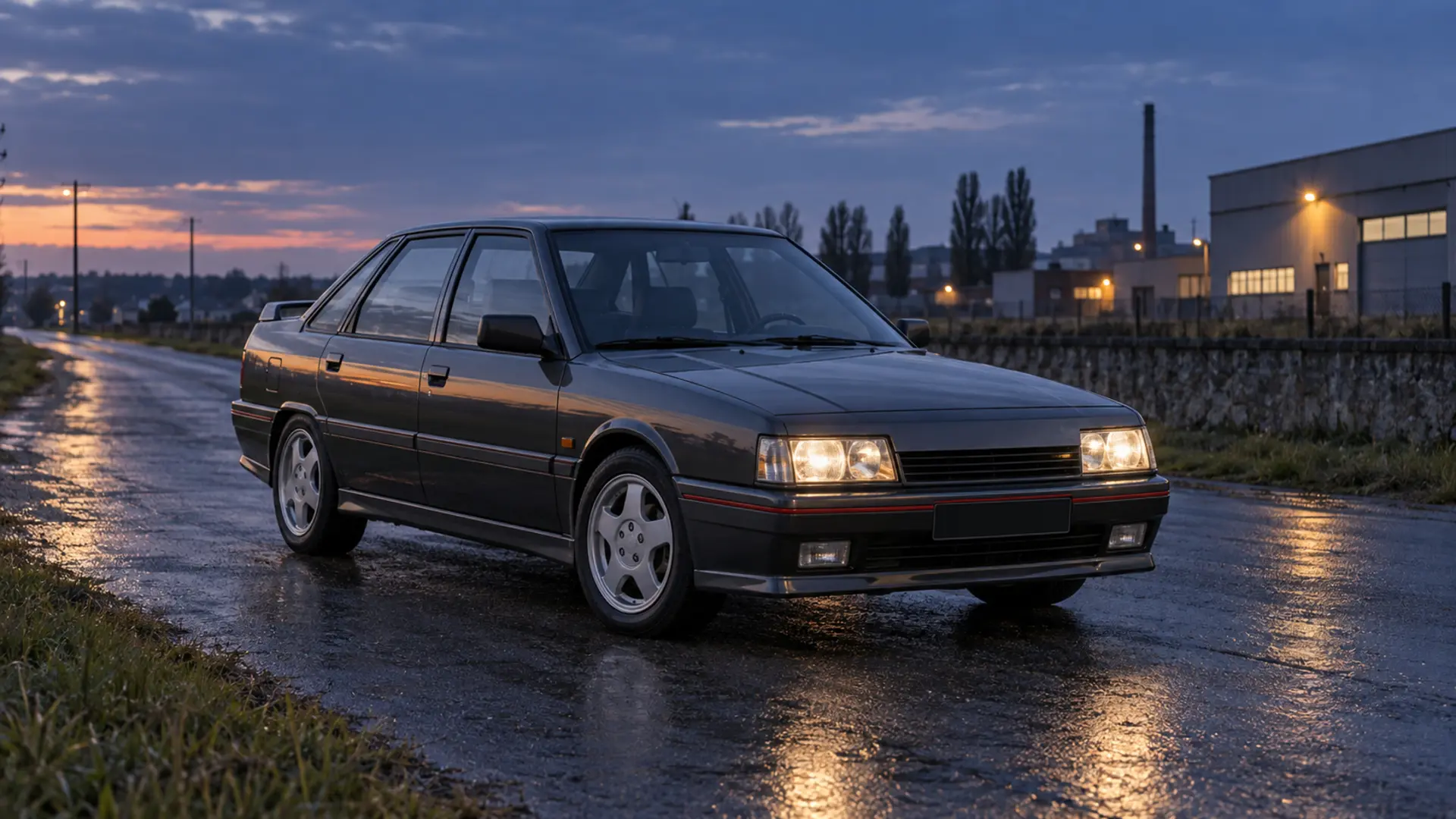 Berlina deportiva francesa de finales de los años ochenta inspirada en el Renault 21 Turbo