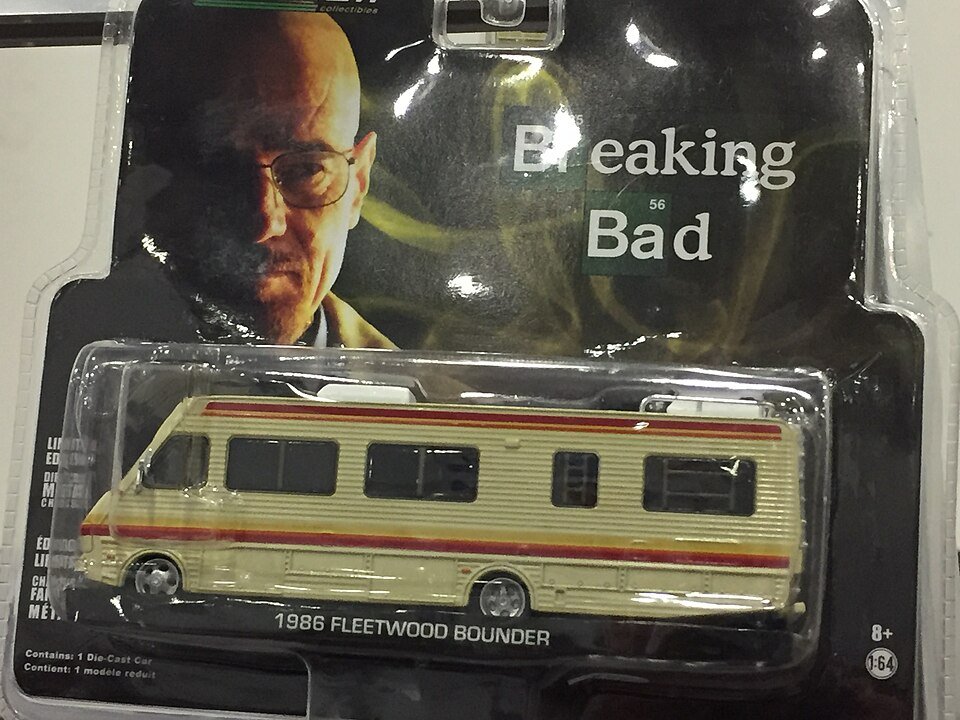 Maqueta de la autocaravana Fleetwood Bounder de Breaking Bad